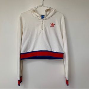 ADIDAS CROPPED HOODIE